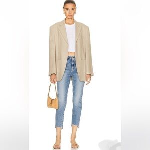 MOUSSY Vintage Blossom Skinny Jeans in Light Blue, Size 27